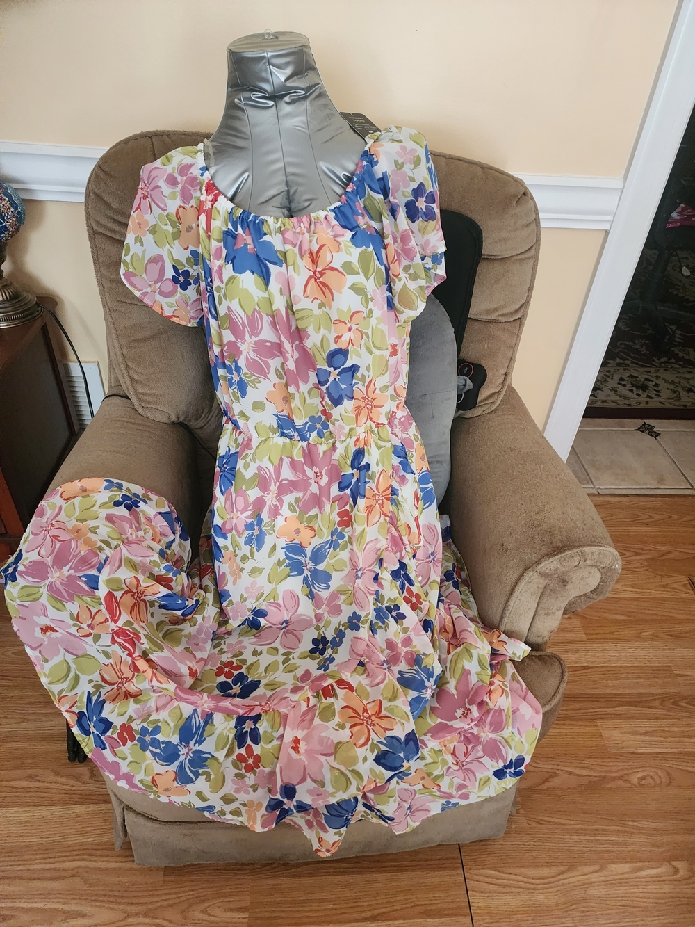 Floral Multi-Color Girls' Summer Dress